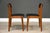 1960s Danish Modern Teak Black Dining Chairs - Set of 6 For Sale In Boston - Image 6 of 9