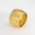 Contemporary Amor Vincit Om Inscription Ring Size 6 Estate 18k Gold Wright & Teague Wide Band For Sale - Image 3 of 7