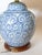 Ralph Lauren Ralph Lauren Blue and White Ceramic Ginger Jar Lamp With Scrolling Vine Motif For Sale - Image 4 of 8