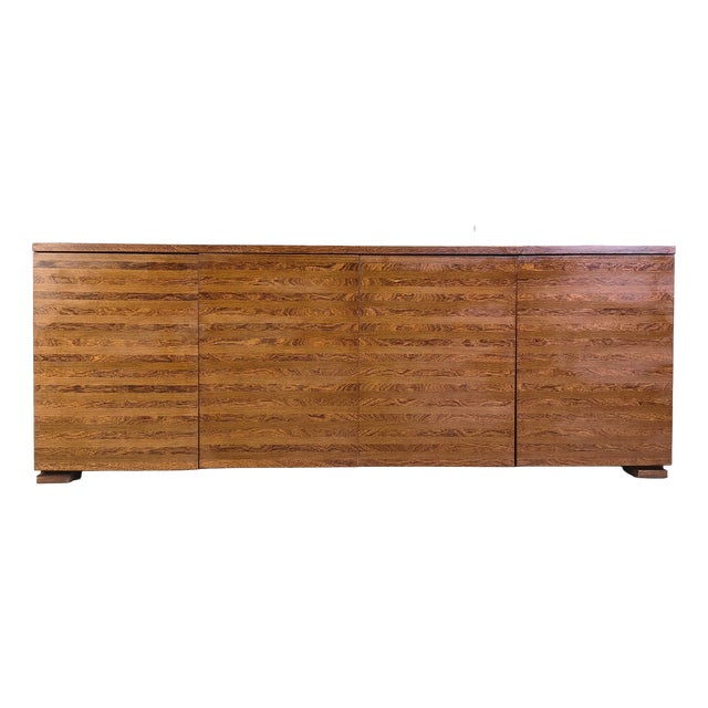 Large Vintage Wenge Sideboard, 1970s For Sale