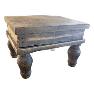 Rustic Wood Tabletop Riser For Sale
