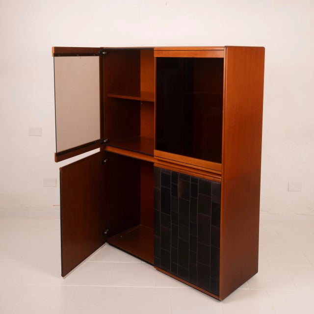 Pecary Cabinet by Tito Agnoli for Caleido Frau, 1970s For Sale - Image 12 of 18