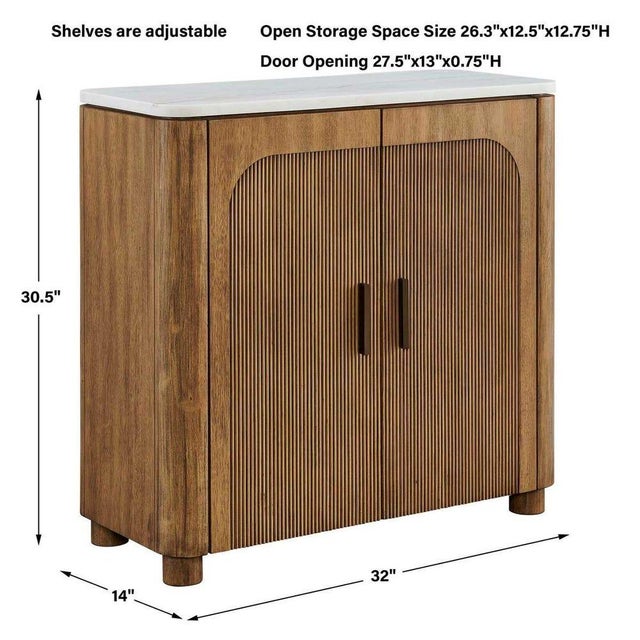 Tan Fluted Wood Bedside Table / Nightstand For Sale - Image 8 of 8