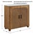 Tan Fluted Wood Bedside Table / Nightstand For Sale - Image 8 of 8