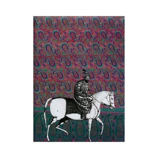 Horses of Apocalypse, Original Pigment Print on Watercolor Paper For Sale