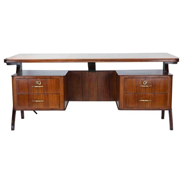 Mid-Century Desk attributed to Vittorio Dassi, 1950s For Sale - Image 13 of 13