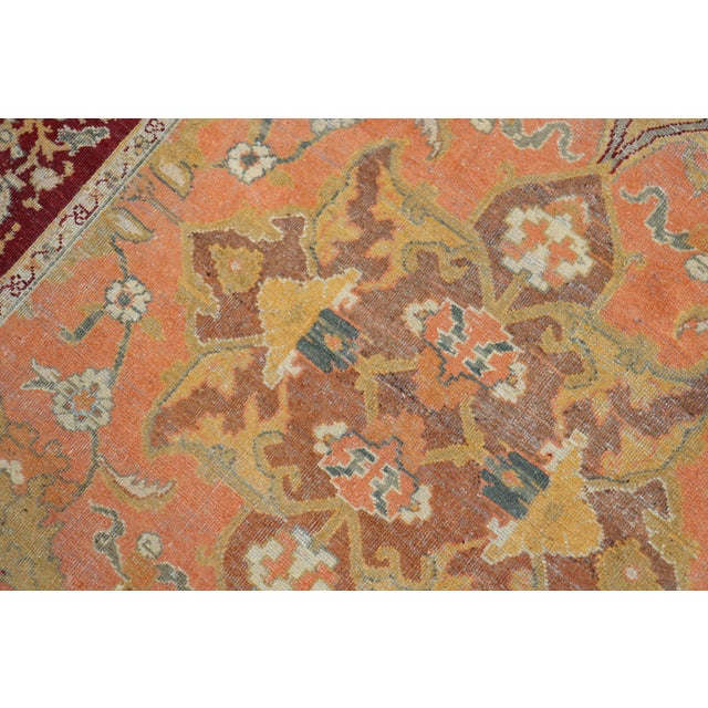 Marvelous Antique Agra Accent Size Rug For Sale In New York - Image 6 of 6