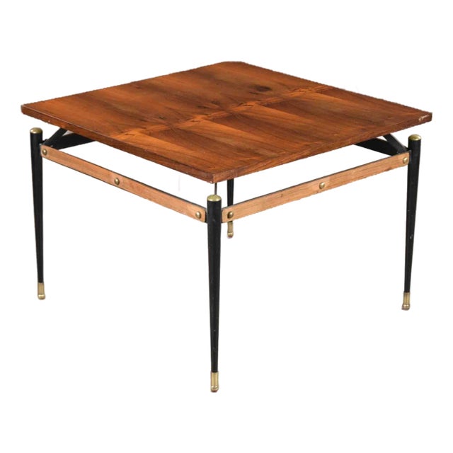 Mid-Century Italian Rosewood Cocktail Table For Sale