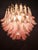 Pink Murano Glass Petals Chandelier in the style of Mazzega, Italy, 2010s For Sale - Image 14 of 18