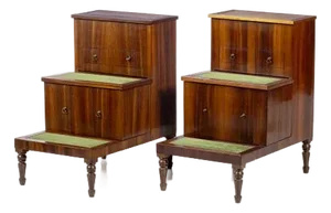 Ladder Bedside Tables, Set of 2