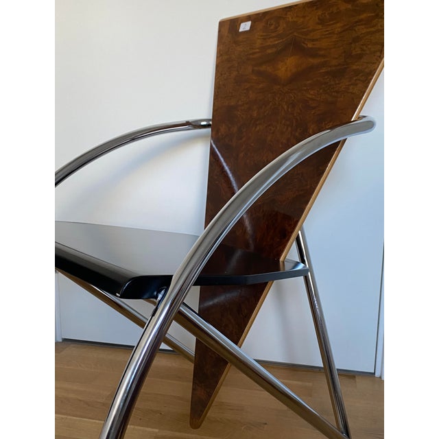 Sculptural Dining Chairs by Klaus Wettergren for Q-Production, Denmark, 1980s, Set of 4 For Sale - Image 9 of 15