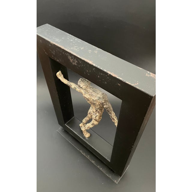 Brutalist Framed Figure Sculpture by Austin Productions For Sale In Las Vegas - Image 6 of 12