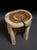 Wood Sculptural Side Table by Logniture For Sale - Image 4 of 8