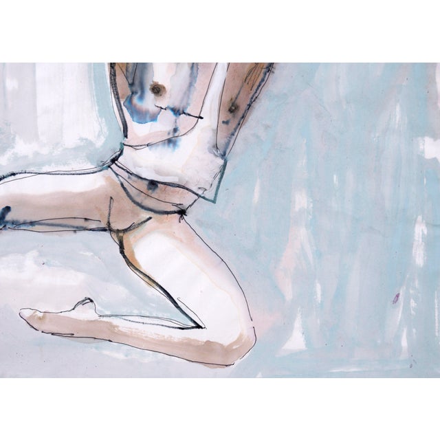 "Apollo" Chase Finlay Ballet Dancer - Figurative Abstract on Paper by Marc Foster Grant For Sale - Image 4 of 7