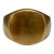 Designer David Yurman Signet Ring 18kt Yellow Gold Size 5 With Pouch For Sale