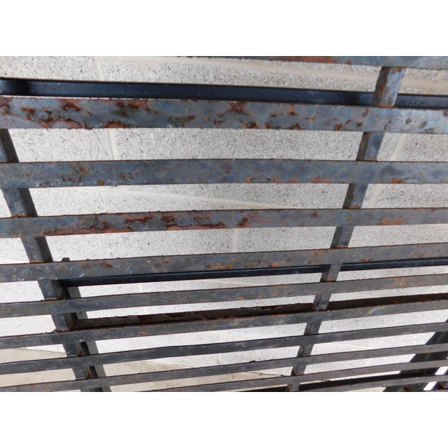 Vintage French Style Wrought Iron Outdoor Dining Bistro 3 Piece Set "B" For Sale - Image 15 of 15
