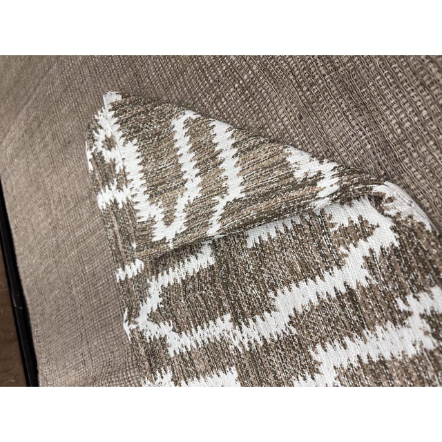 Rh Restoration Hardware Nazaré Block Print Pillow Cover 13" × 21" Lumbar For Sale - Image 12 of 14