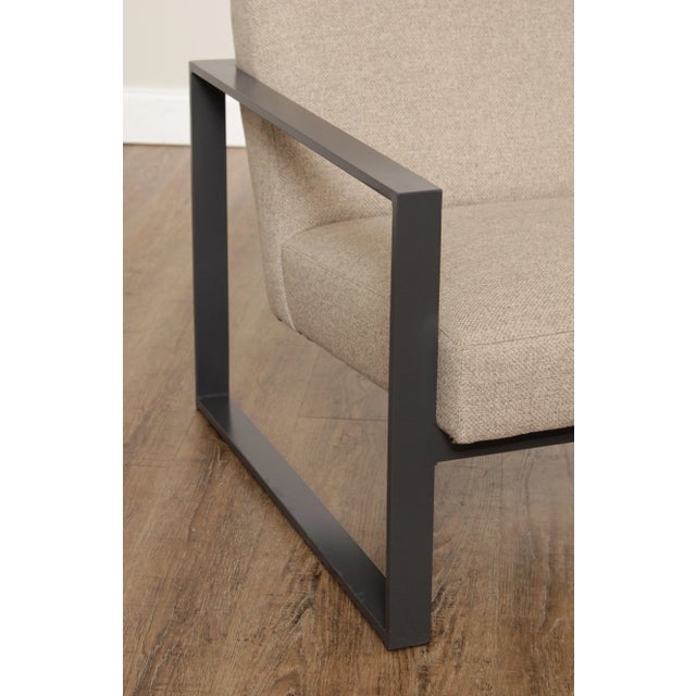 Mid Century Modern Style CB2 Specs Lounge Chairs - A Pair For Sale - Image 10 of 13