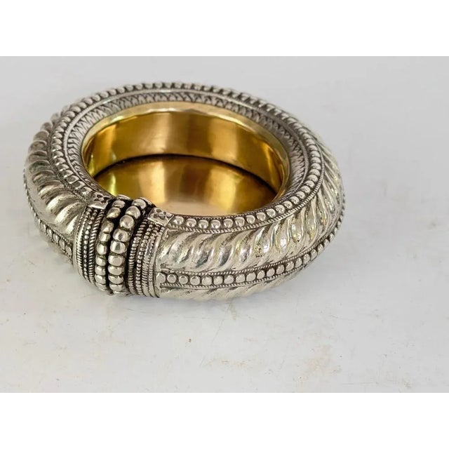 Gold Color Brass Ashtray, France, 1960s For Sale - Image 6 of 9