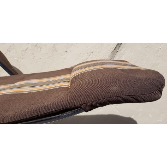 Vintage Mid Century Maule Marga Reclining Airstream Camper Chair & Foot