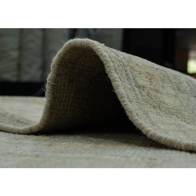 Taupe Turkish Oushak Rug 9'2" x 11'11" #17652 For Sale - Image 8 of 8