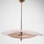 Mid-Century Pendant in Pink and Clear Glass For Sale - Image 12 of 18