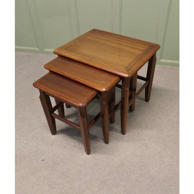 Nesting Tables, 1970s, Set of 3 For Sale - Image 3 of 8