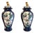 Large Powder-Blue Gilt-Decorated Jars, Japan, 1840, Set of 2 For Sale