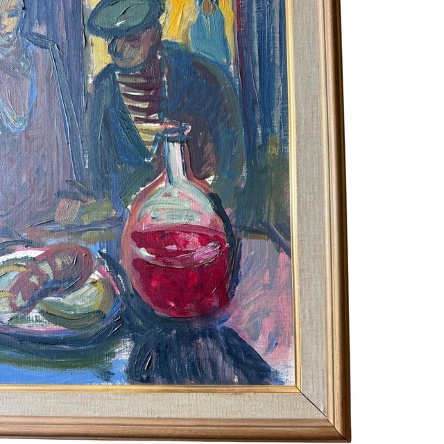 Mid Century Modern Swedish Expressionist Oil Painting - Uno Bornemark (1924–2009) For Sale In Los Angeles - Image 6 of 10