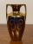 1920s 1920s Hand Painted Black and Gold Vase By Altrohlau, Czechoslovakia For Sale - Image 5 of 5
