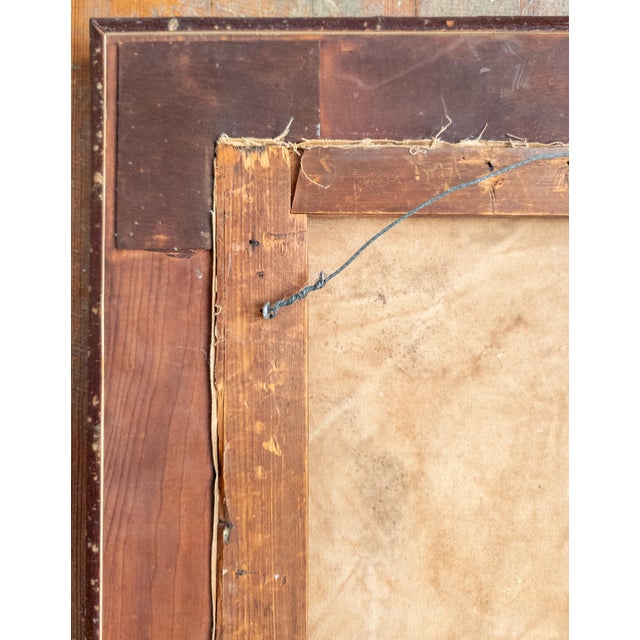 Early 20th Century Rustic Adirondack Cabin Folk Art Painting of Deer For Sale - Image 14 of 15