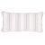 Contemporary Schumacher Audrey Stripe 24" Lumbar Pillow in Lilac For Sale - Image 3 of 3