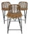 Palecek Hermosa Rattan in/Outdoor Bar Stools, Set of Three For Sale