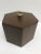 Vintage Mid Century Modern Faux Wood Hexagon Box With Lid For Sale - Image 11 of 13