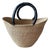 Bolga Boho Gift U Shopper Basket – All Natural For Sale