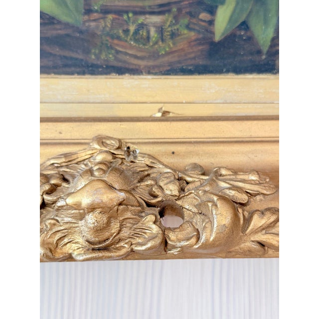 Antique 19th Century British School Oil on Canvas Floral Still Life Painting For Sale - Image 13 of 17