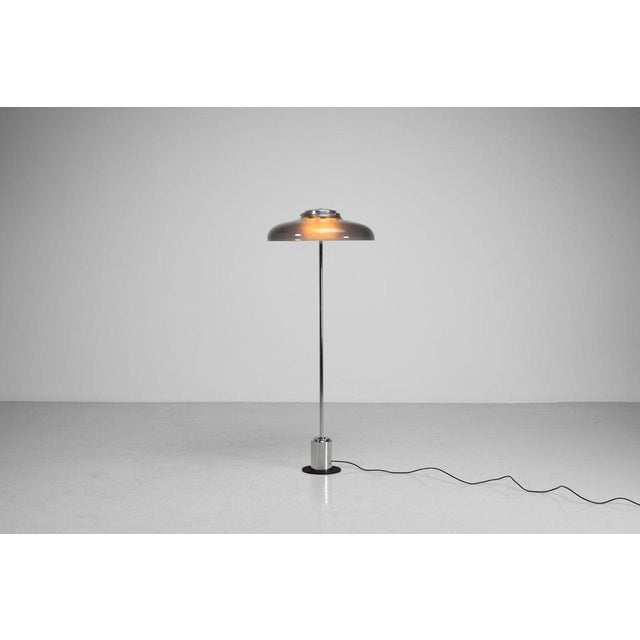 Metal 1005b Floor Lamp by Gino Sarfatti for Arteluce, Italy, 1963 For Sale - Image 7 of 18