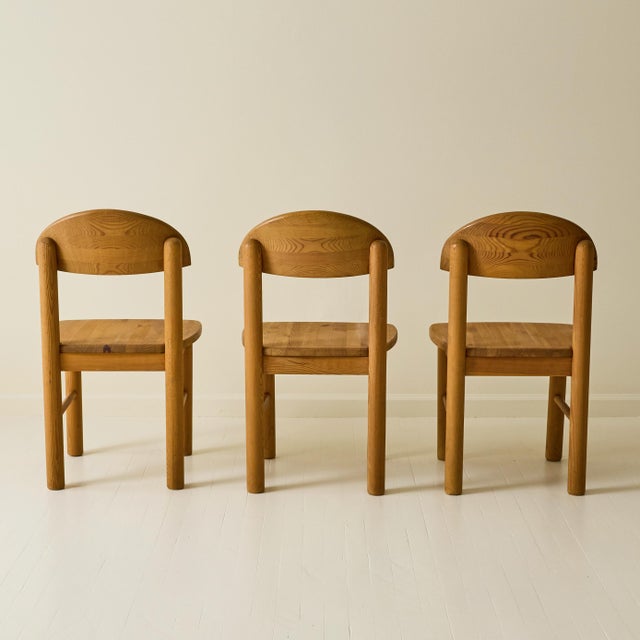 Rainer Daumiller Pine Dining Chairs, Set of 6, 1970s For Sale - Image 4 of 7