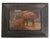 Rustic 1900s Oil Painting on Wood, Buffalo and Calf, by Karl Appel For Sale - Image 3 of 8