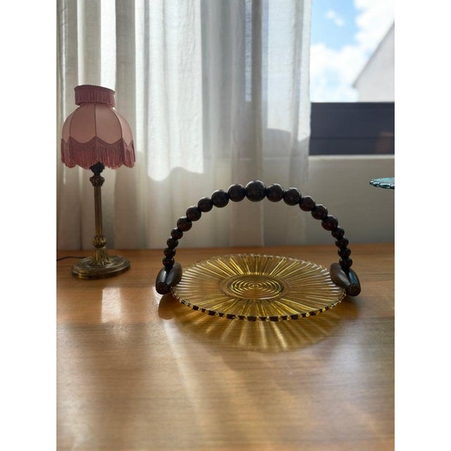 1930's French Art Deco Wooden Vintage Centerpiece For Sale - Image 11 of 13