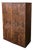 Art Deco Bookmatched Walnut Armoire Wardrobe For Sale