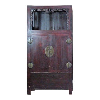 Antique Open-Shelf Display Cabinet For Sale