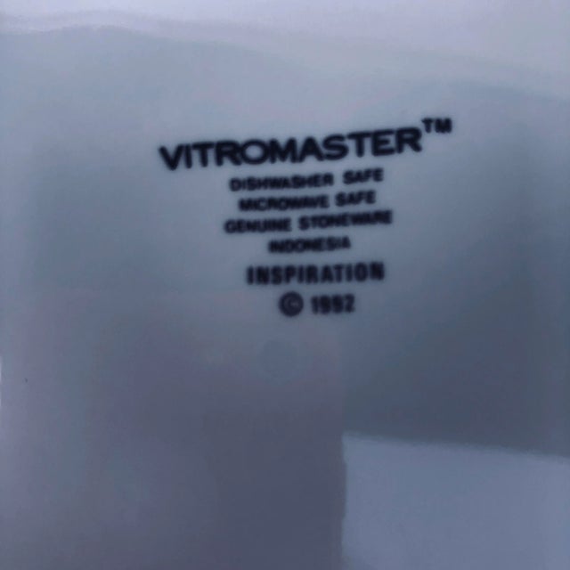 1990s Vitromaster Fruit Design Dinner Plates- Set of 3 For Sale In New York - Image 6 of 7