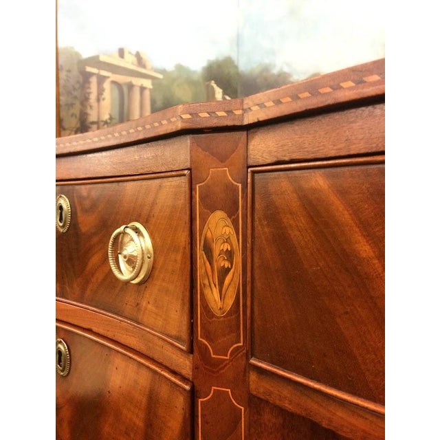 Antique Federal Sideboard, Period Sideboard, Baltimore Buffet For Sale - Image 4 of 18