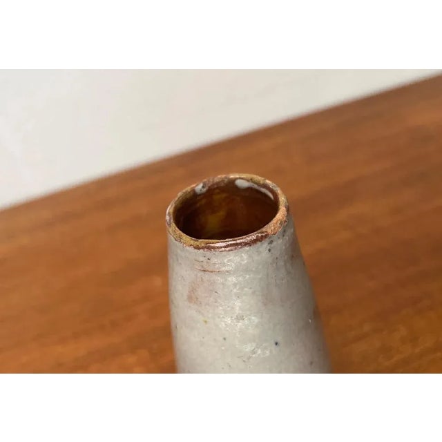 Mid-Century German Minimalist Studio Pottery Vase, 1960s For Sale - Image 5 of 13