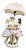 Austrian Ceramic Lamp by Podany for KWK Keramos, 1920s For Sale