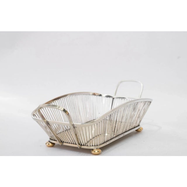 Art Deco Bread Basket Alpaca, 1920s For Sale - Image 10 of 10