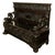Traditional Antique Italian Renaissance Revival Carved Walnut Hall Bench Chest Dolphins 1870 For Sale - Image 3 of 14