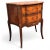 French Antique 19th French Louis XV Style Marble Top Parquetry Commode For Sale - Image 3 of 15