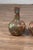 Vintage Chinese Kendi Shape Brown Vases with Floral and Fruit Décor - a Pair For Sale - Image 9 of 13